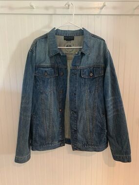 Bullhead Men's Denim Shirt Jacket - Medium Blue